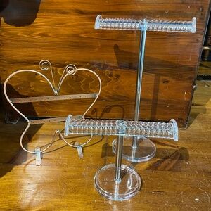 Bracelet, necklace, earring display holders